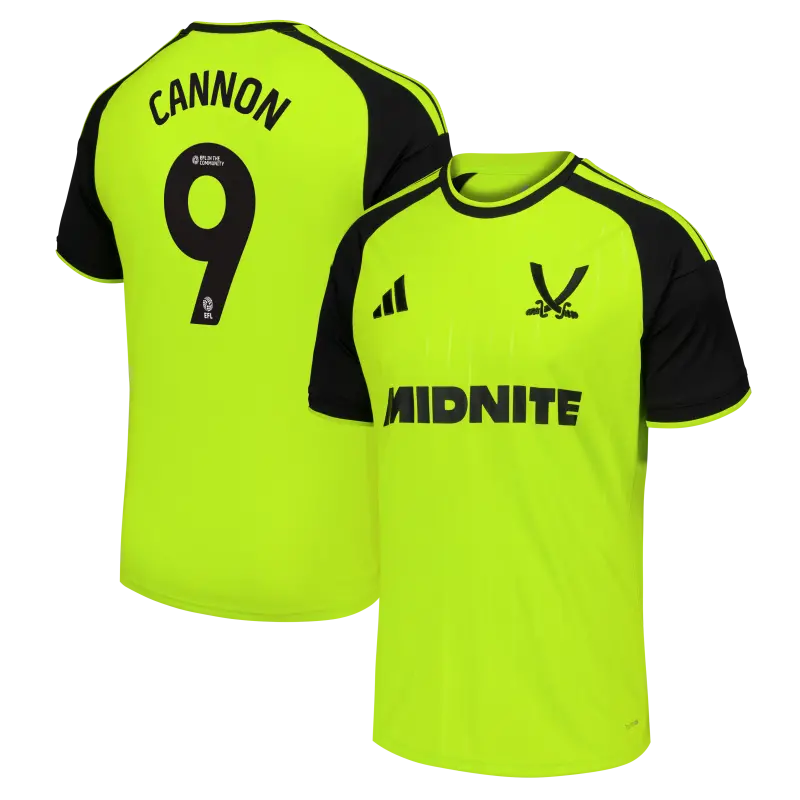 Sheffield United Adidas Third Shirt 2026-27 - Mens With Cannon 9 Printing visual highlighting the main view