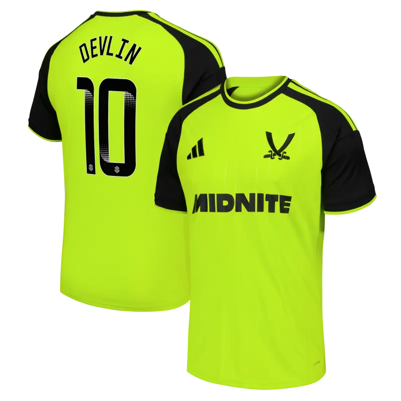 Product photography of Sheffield United Adidas Third Shirt 2026-27 - Mens With Devlin 10 Printing, main