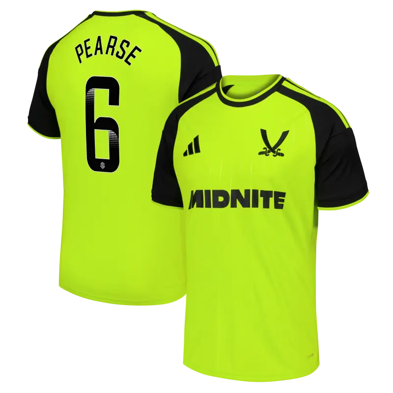 Sheffield United Adidas Third Shirt 2026-27 - Mens With Pearse 6 Printing visual highlighting the main view