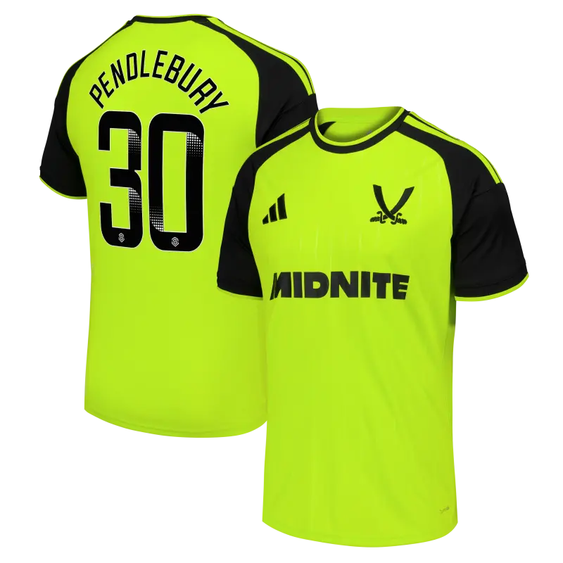 Sheffield United Adidas Third Shirt 2026-27 - Mens With Pendlebury 30 Printing shown in a main product photo