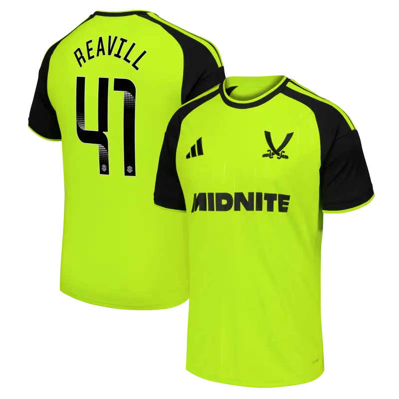 Sheffield United Adidas Third Shirt 2026-27 - Mens With Reavill 41 Printing pictured from a main angle