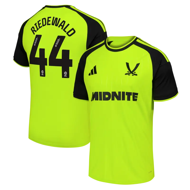 Sheffield United Adidas Third Shirt 2026-27 - Mens With Riedewald 44 Printing product image, main