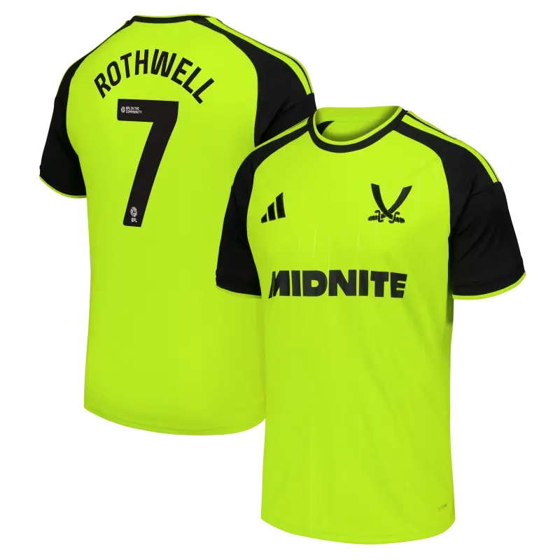 Sheffield United Adidas Third Shirt 2026-27 - Mens With Rothwell 7 Printing product image, main