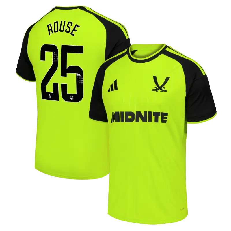 Sheffield United Adidas Third Shirt 2026-27 - Mens With Rouse 25 Printing displayed in a main image