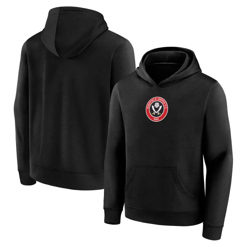 Main Image – Sheffield United Core Hoodie - Black - Kids Sheffield United Core Hoodie - Black - Kids visual highlighting the main view