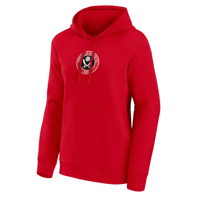 Sheffield United Core Hoodie - Red - Womens visual highlighting the alternate view