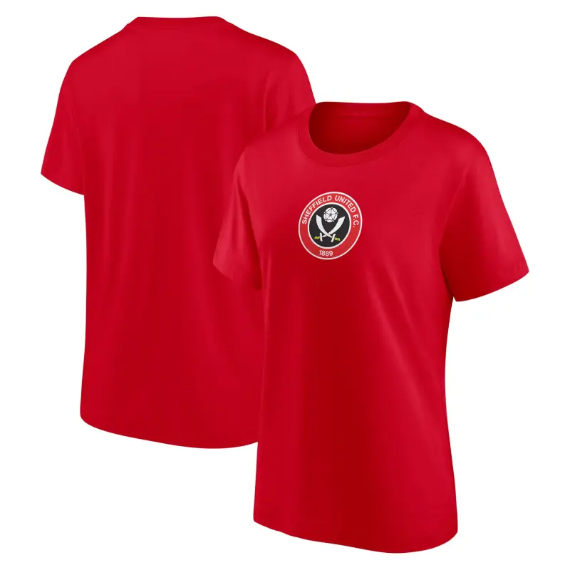 Detailed main image of Sheffield United Core T-Shirt - Red - Womens