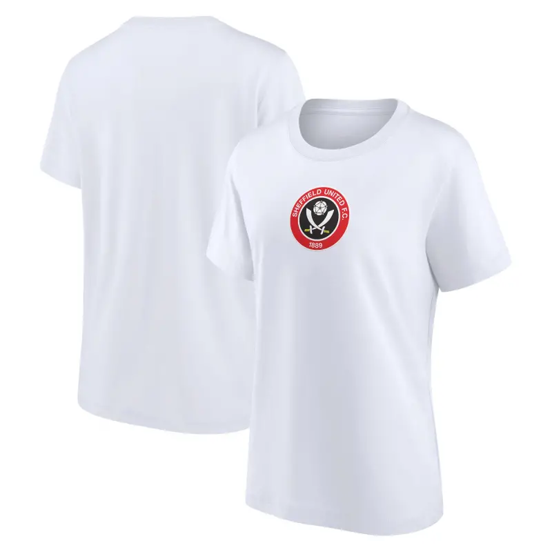 main view of Sheffield United Core T-Shirt - White - Womens