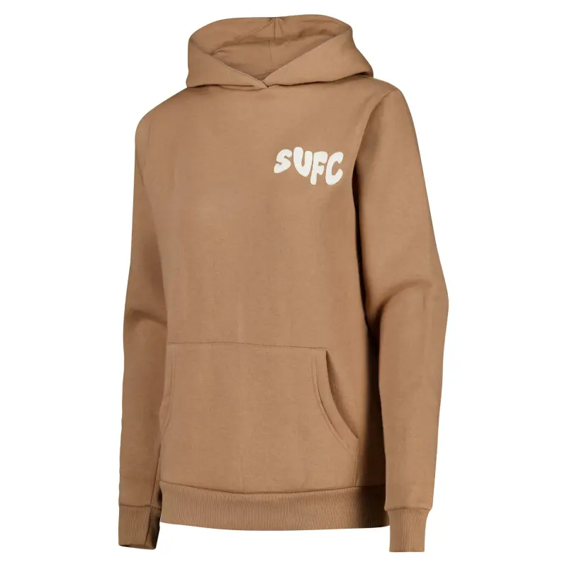 Sheffield United Font Hoodie - Taupe - Womens product image, alternate