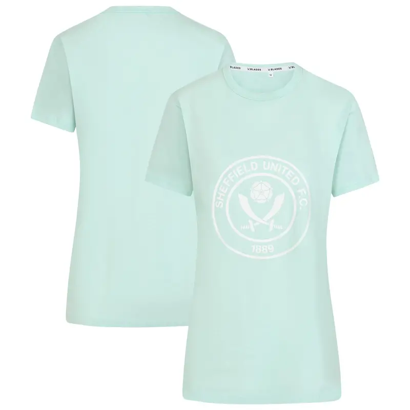 Sheffield United Jellynose T-Shirt - Mint/White - Womens pictured from a main angle