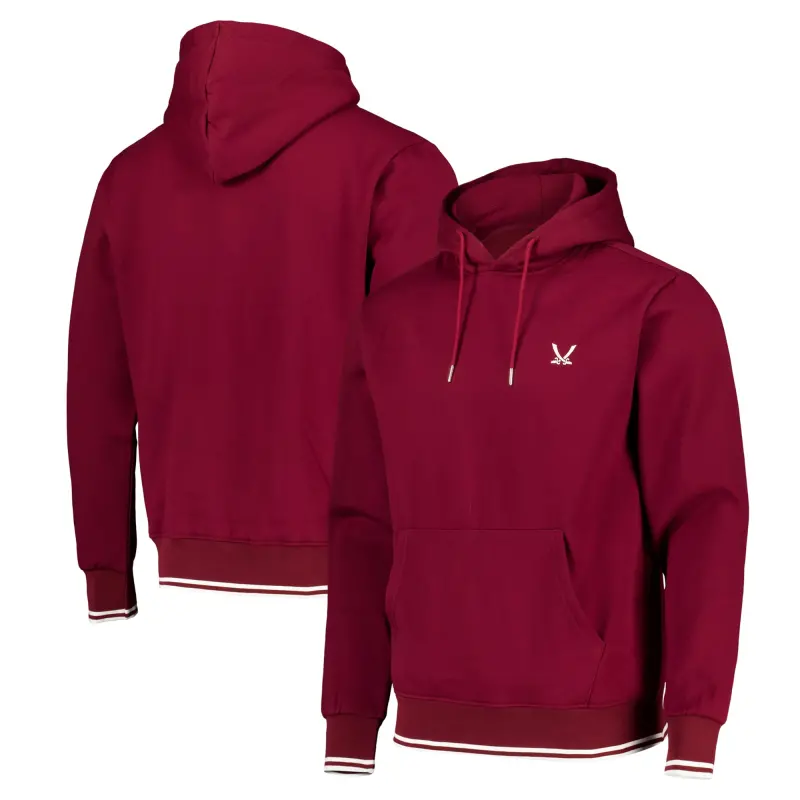 Sheffield United Sword Club Hoodie - Burgundy - Mens | Image 1 – Main Shop image of Sheffield United Sword Club Hoodie - Burgundy - Mens in main view