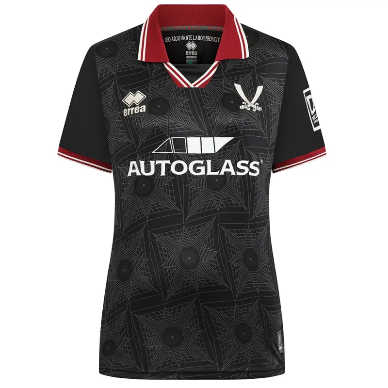 main photo showcasing SUFC Women Fit Black GK Shirt S/S 24/25