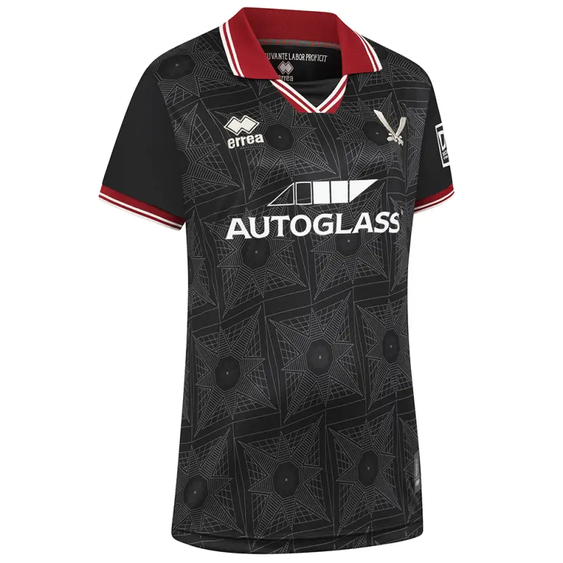 SUFC Women Fit Black GK Shirt S/S 24/25 visual highlighting the alternate view