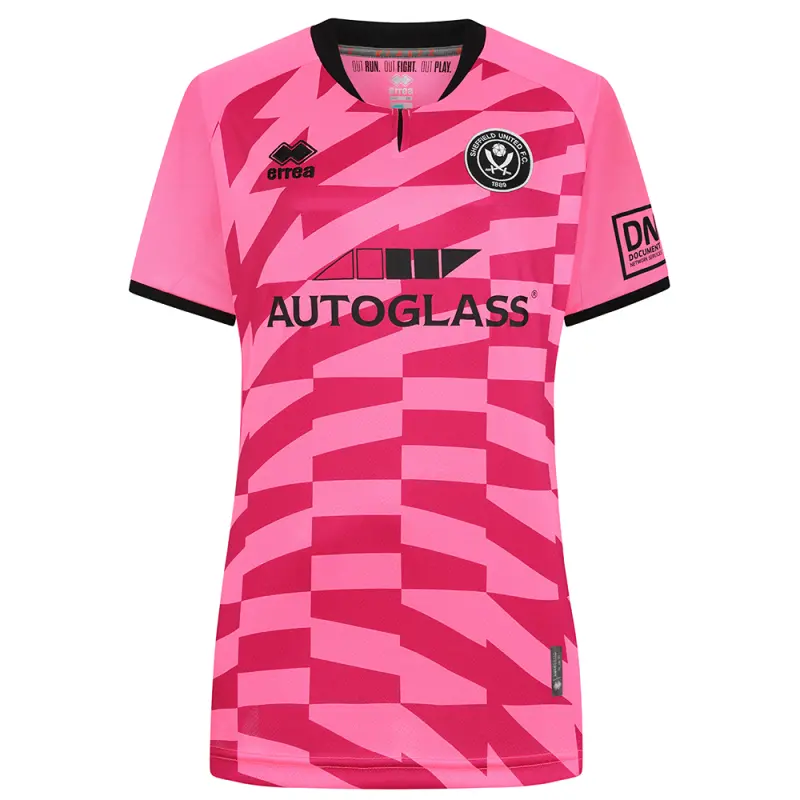 SUFC Women Fit Pink GK Shirt S/S 24/25 displayed in a main image