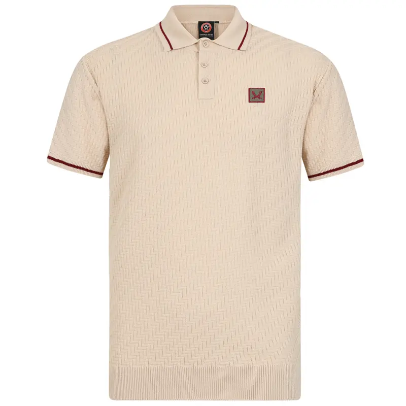 Sword Regular Knitted Polo pictured from a main angle