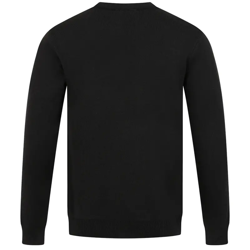 Sword Round Neck Sweat Black shown in a alternate product photo