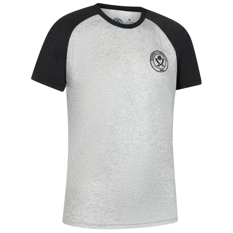 Training Tee Marl Effect G/B displayed in a alternate image