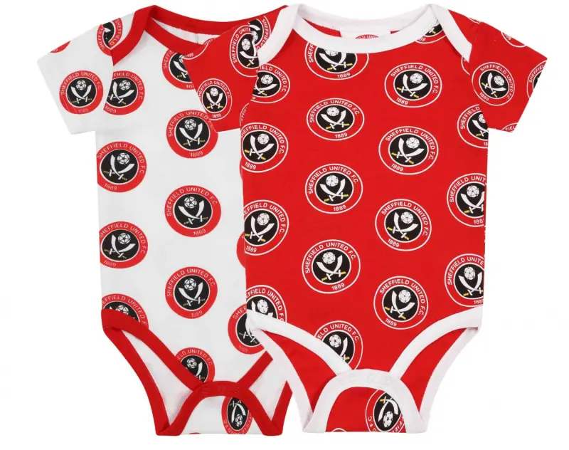 main product shot featuring Twin Pack Crest Bodysuit R/W